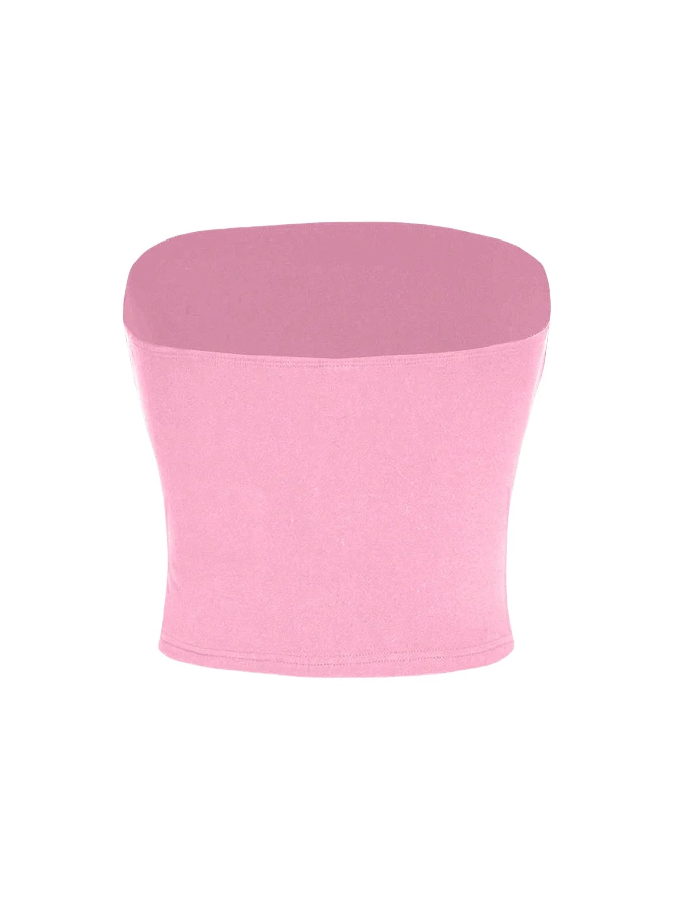 Un top féminin et moderne qui épouse parfaitement la silhouette. Sa coupe slim et sa teinte rose douce créent un look minimaliste mais résolument chic, idéal pour composer des tenues estivales élégantes et street - fashion. - Deliora